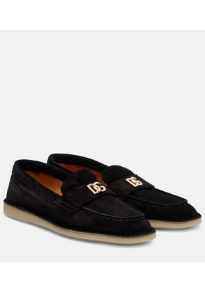 Dolce&Gabbana DG suede loafers