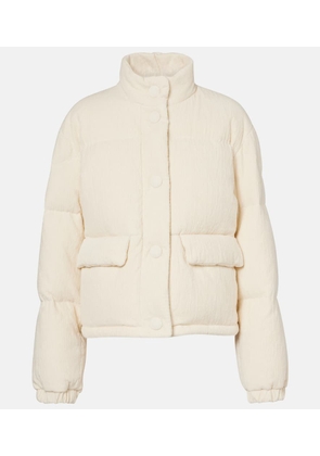 Moncler Aliminia cotton corduroy down jacket