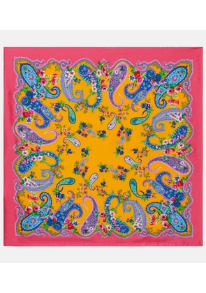 Etro Rigoletto paisley silk scarf