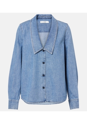 Frame Low Collar denim shirt