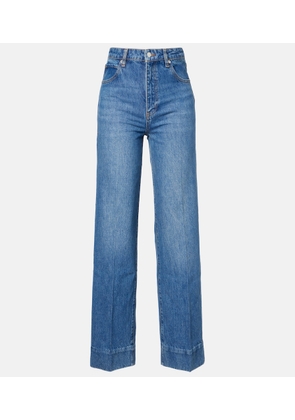 Frame The Streamline mid-rise wide-leg jeans