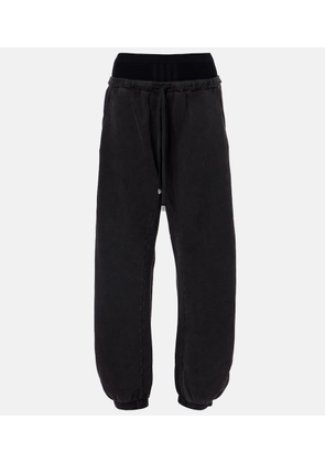 The Attico Cotton jersey sweatpants
