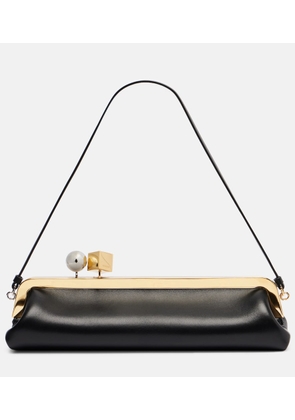 Jacquemus Salon leather clutch