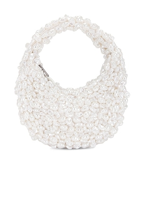 Retrofete Lottie Pearl Bag in White - White. Size all.