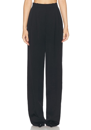 Saint Laurent Straight Leg Trouser in Noir - Black. Size 38 (also in ).
