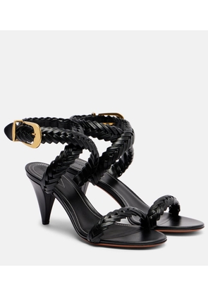 Zimmermann Helix 75  braided leather sandals