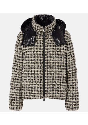 Moncler Andronne wool-blend tweed down jacket