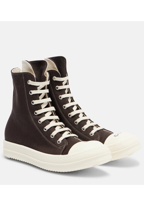 Rick Owens Sneaks canvas high-top sneakers