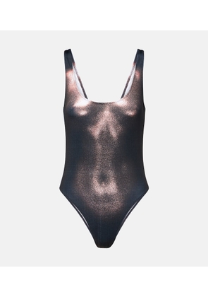 Jean Paul Gaultier Trompe l'oeil jersey bodysuit