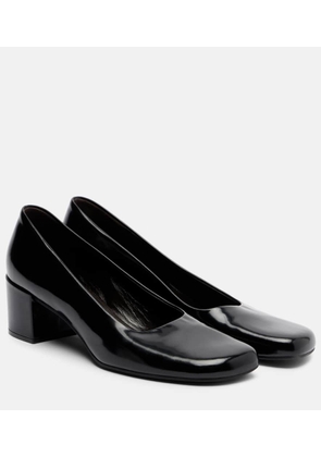 The Row Penelope patent leather pumps
