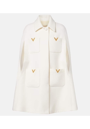 Valentino VGold wool cape