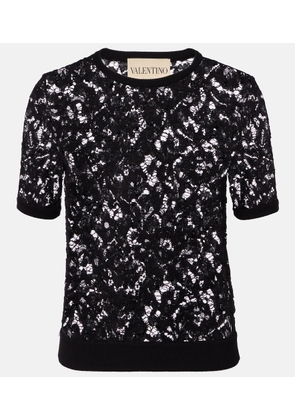 Valentino Floral lace top