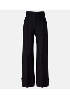 Valentino Crepe Couture wide-leg pants