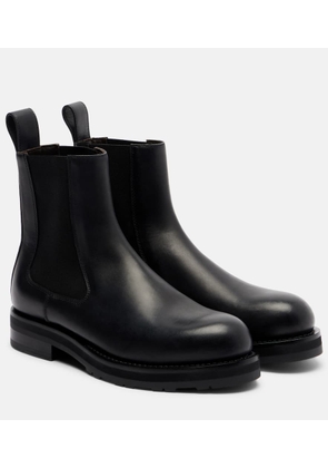 The Row Leather Chelsea boots
