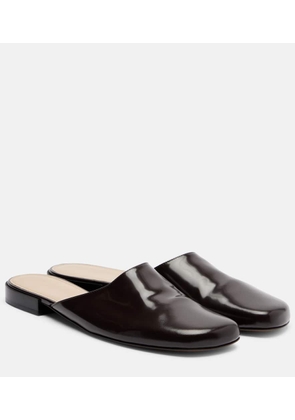 The Row Penelope leather mules