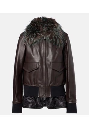 Sacai Leather jacket