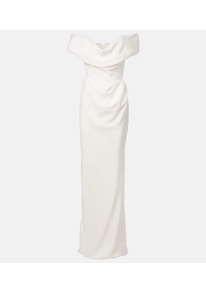 Vivienne Westwood Bridal Nova Cocotte off-shoulder silk cady gown