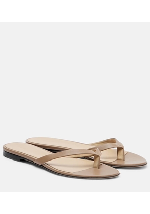 The Row Sacha leather thong sandals