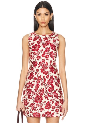 Posse Romeo Vest in Deep Red & Oat - Red. Size M (also in XS, S).