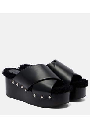 Le Monde Beryl Leather sandals