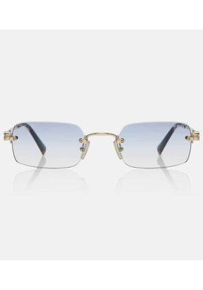 Miu Miu Logo rectangular sunglasses