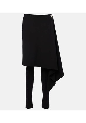 The Attico Draped slim pants