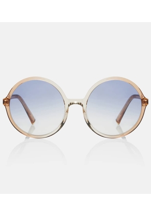 Miu Miu Logo round sunglasses