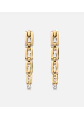 Bvlgari B.zero1 18kt gold drop earrings with diamonds