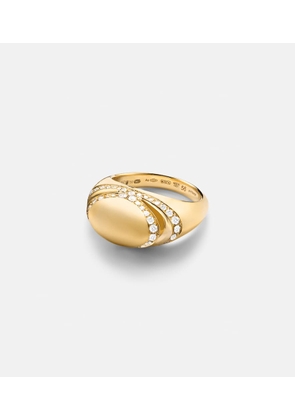 Bvlgari Bvlgari Cabochon 18kt gold ring with diamonds