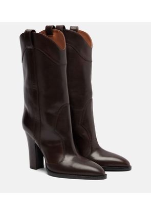 Paris Texas Lavinia 100 leather mid-calf boots