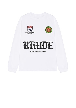 Rhude Alma Tee in White - White. Size M (also in S).