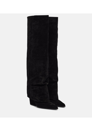 Paris Texas Jane 100 suede knee-high boots