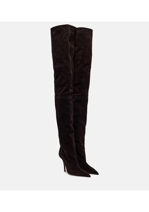 Paris Texas Jessica 105 suede over-the-knee boots