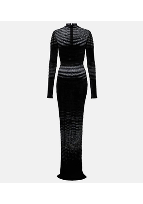 Mugler re/edit semi-sheer gown