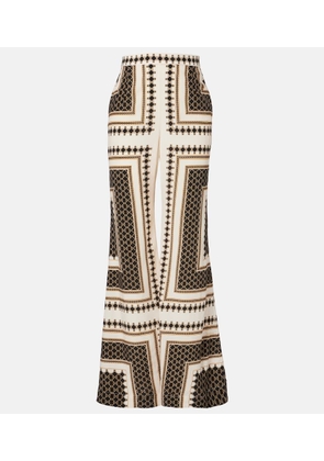 Zimmermann Printed wide-leg pants