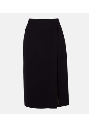 Mugler re/edit high-rise wrap skirt