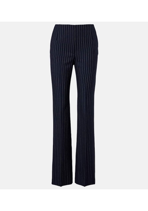 Mugler re/edit high-rise wool straight pants