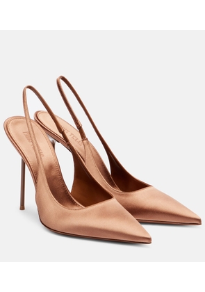 Paris Texas Lidia 105 satin slingback pumps