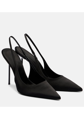 Paris Texas Lidia 105 satin slingback pumps