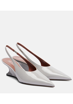 Paris Texas Nina 50 patent leather slingback pumps