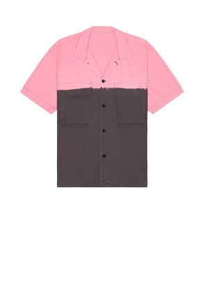 Sacai Garment Dye Shirt in Gray - Grey,Pink. Size 2 (also in 3).