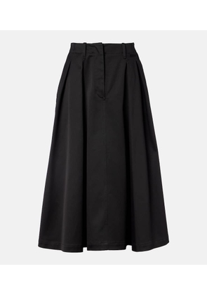 Moncler Cotton midi skirt