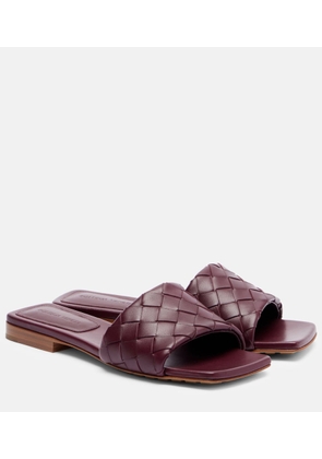 Bottega Veneta Parco Intrecciato leather slides