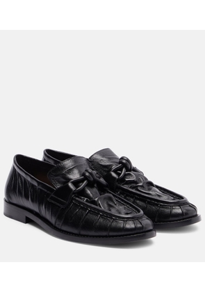 Bottega Veneta Astaire Knot leather loafers
