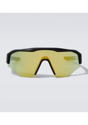 Gucci Logo shield sunglasses