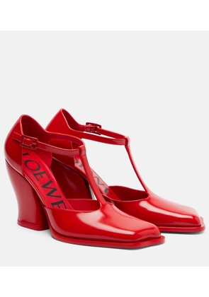 Loewe Onda 90 leather pumps