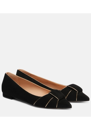 Gianvito Rossi Suede ballet flats