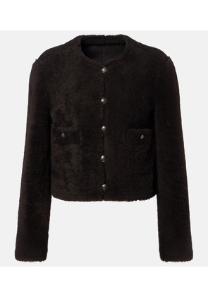 Dorothee Schumacher Soft Touch cropped reversible leather jacket