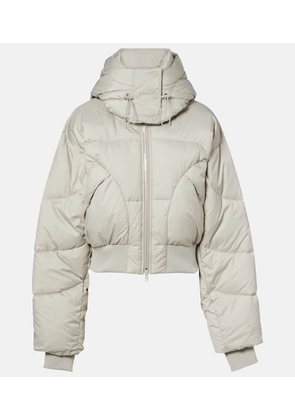 Adidas by Stella McCartney Quilted cropped puffer jacket