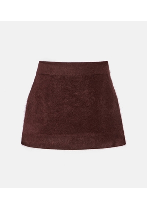 Dorothee Schumacher Fluffy Statement wool-blend miniskirt